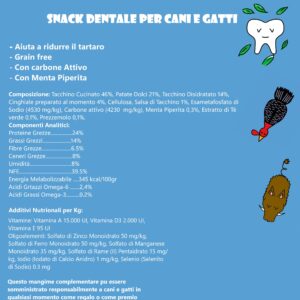 Snack Dentale per cani e gatti 100 gr
