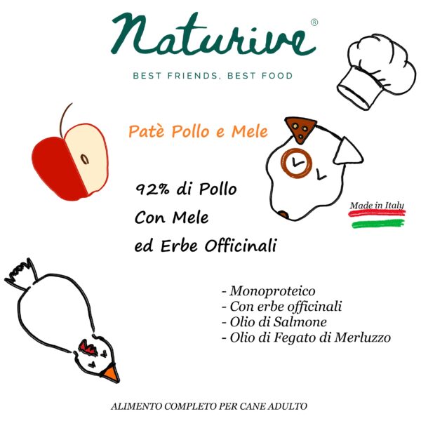 Patè Adult Pollo e Mele