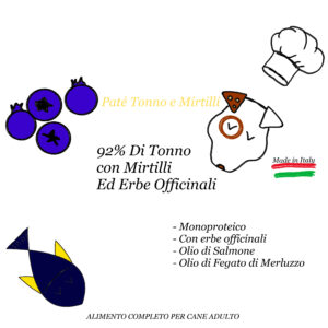 Patè Adult Tonno e Mirtilli