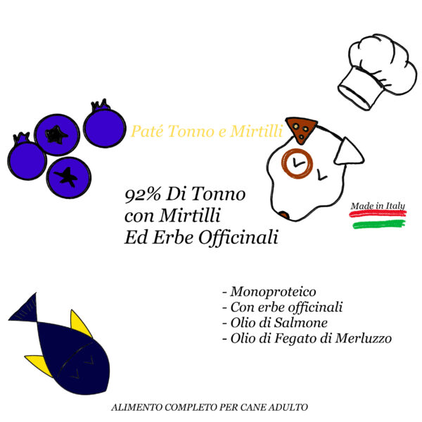Patè Adult Tonno e Mirtilli